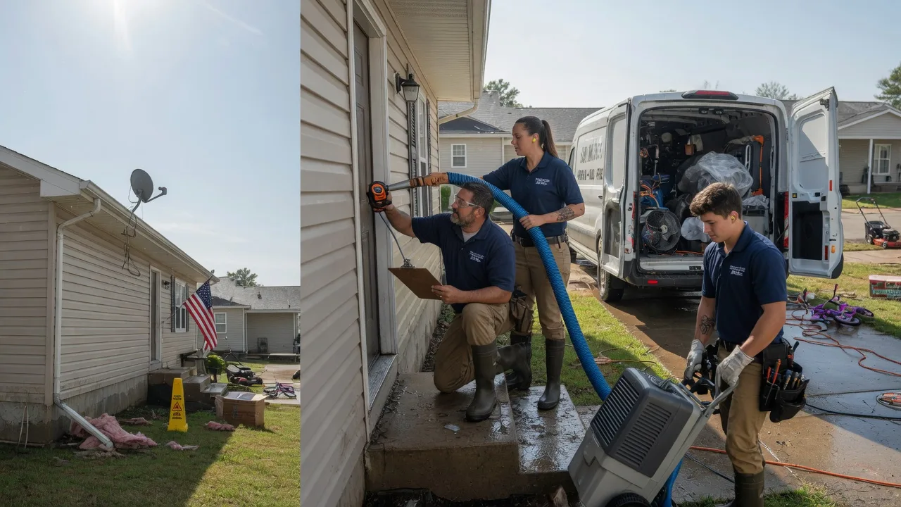 Ceiling Water Damage Restoration in Mcintosh, SD near me
